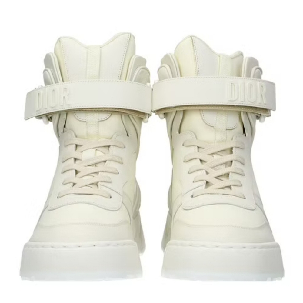 Christian Dior sneakers jumper women fabric beige grey Size 39